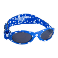Blå og hvite Baby Banz / Kidz Banz solbriller for barn.