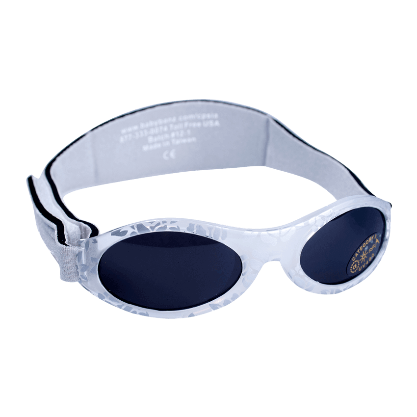 Baby Banz solbriller for barn - Blomstrete sølv (Adventure Silver leaf)