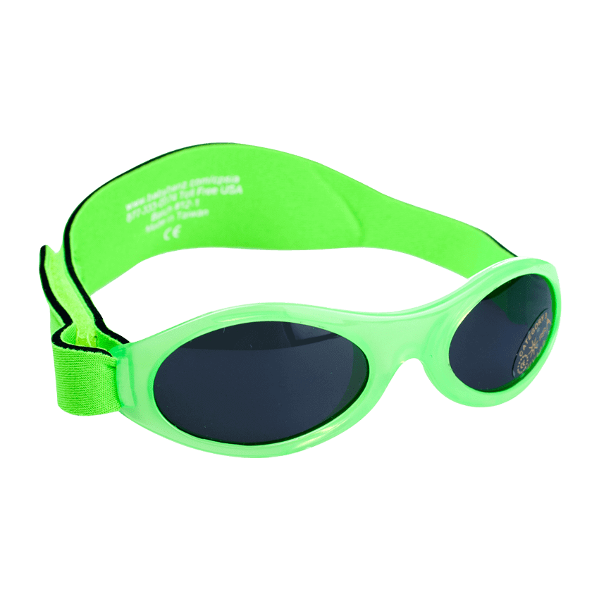 Baby Banz / Kidz Banz solbriller for barn og baby - Grønne (Adventure Green)