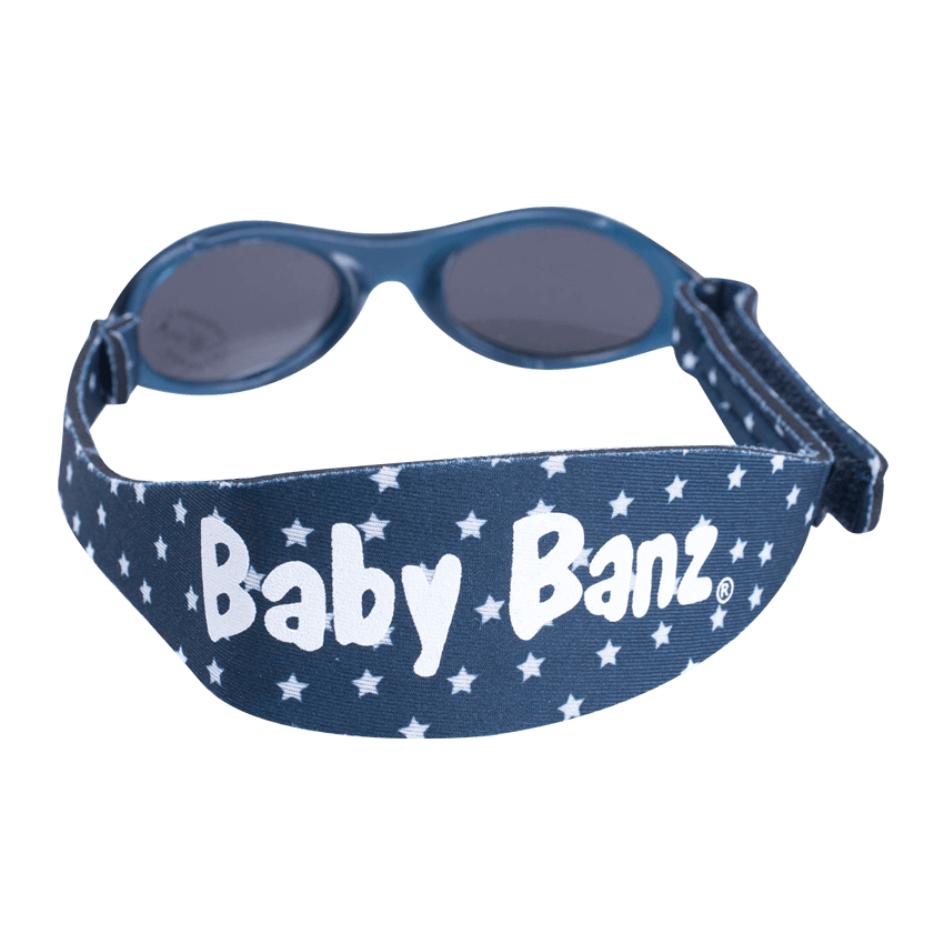 Baby Banz / Kidz Banz solbriller - Mørkeblå (Adventure Navy star)
