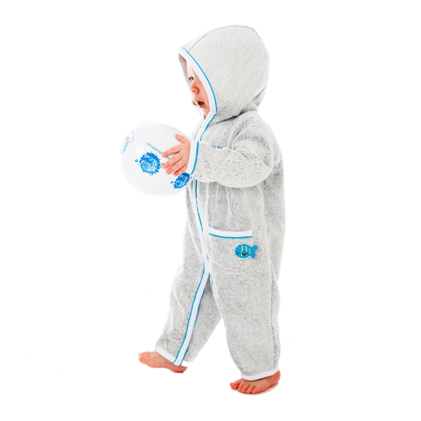 Håndkledress - Grå og turkis