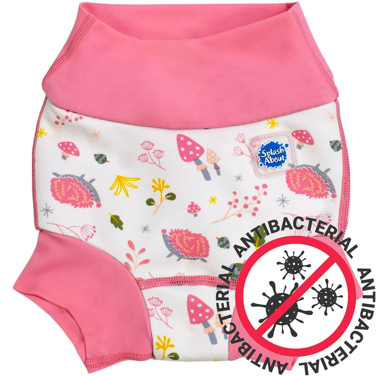 Babysvømming badebukse med bakteriedrepende innerbleie - Happy Nappy DUO™ Forest walk