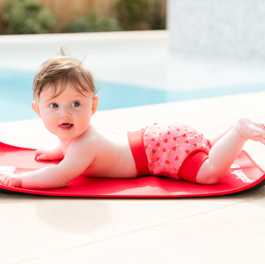 Simblöja för babyn - Happy Nappy DUO™ Jordgubbsfält