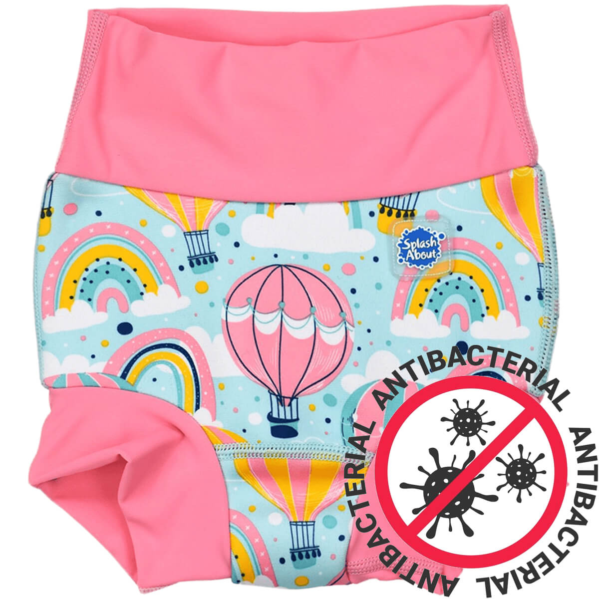 Babysvømming badebukse med bakteriedrepende innerbleie - Happy Nappy DUO™ Up and away
