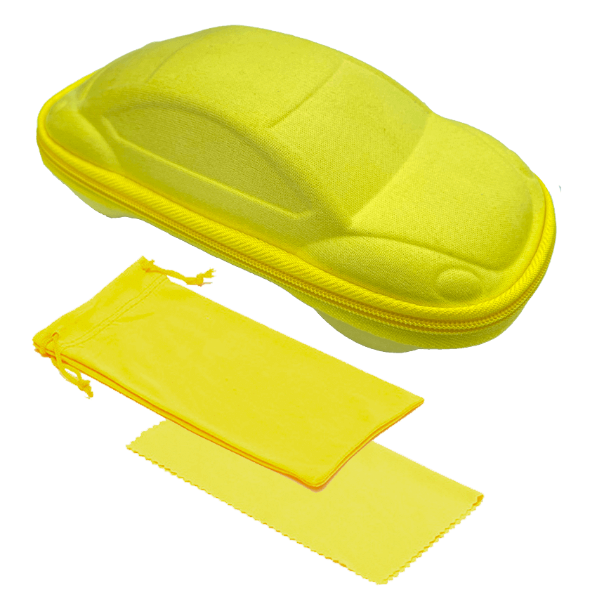 Etui til solbriller - Gul bil