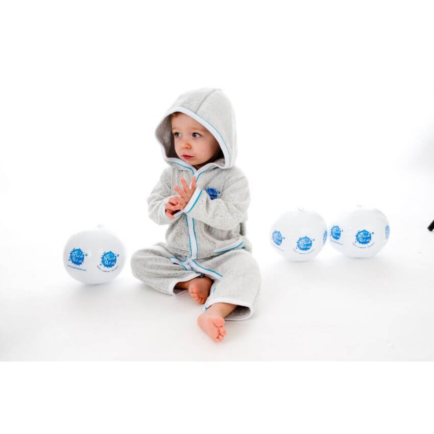 Håndkledress - Grå og turkis