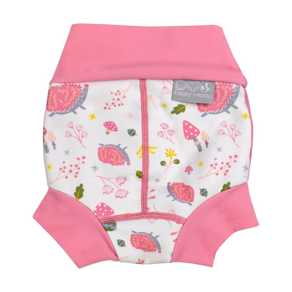 Babysvømming badebukse med bakteriedrepende innerbleie - Happy Nappy DUO™ Forest Walk bakside