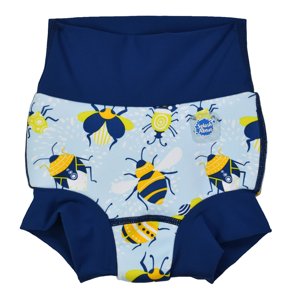 Babysvømming badebukse med bakteriedrepende innerbleie - Happy Nappy DUO™ Bugs Life