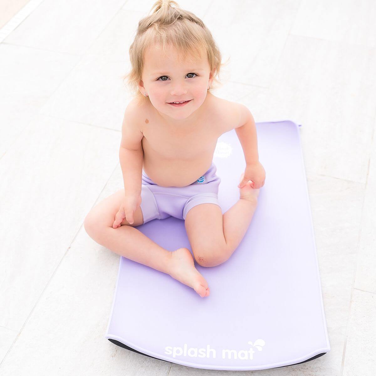 Stellematte for baby - Lilla farge