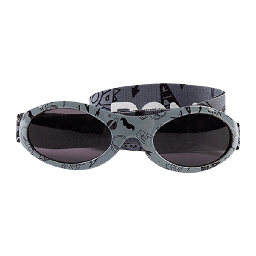 Baby Banz / Kidz Banz solbriller - Mørkegrå (Graffiti)