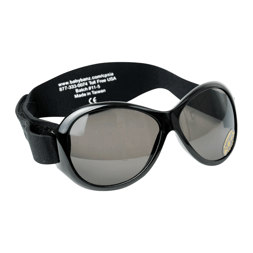 Retro Solbriller for barn - Sorte (Retro Banz Black)