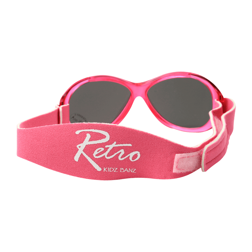 Retro Solbriller for barn - Rosa (Retro Banz Pink)
