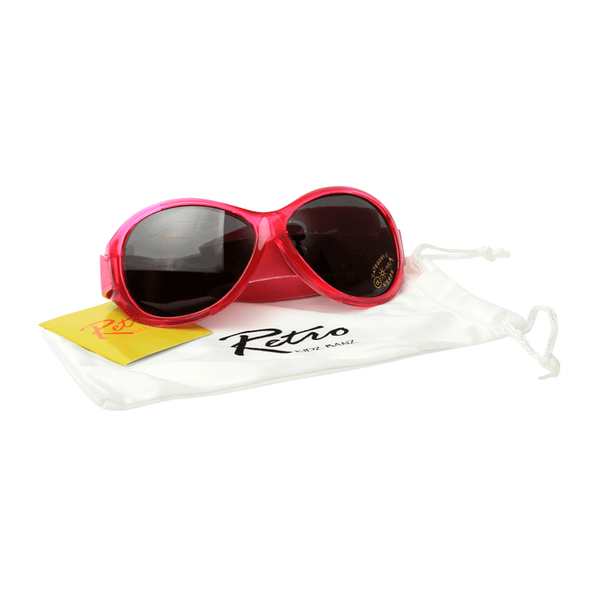 Retro Solbriller for barn - Rosa (Retro Banz Pink)