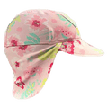 Solhatt UPF50 for barn og baby - Rosa blomster