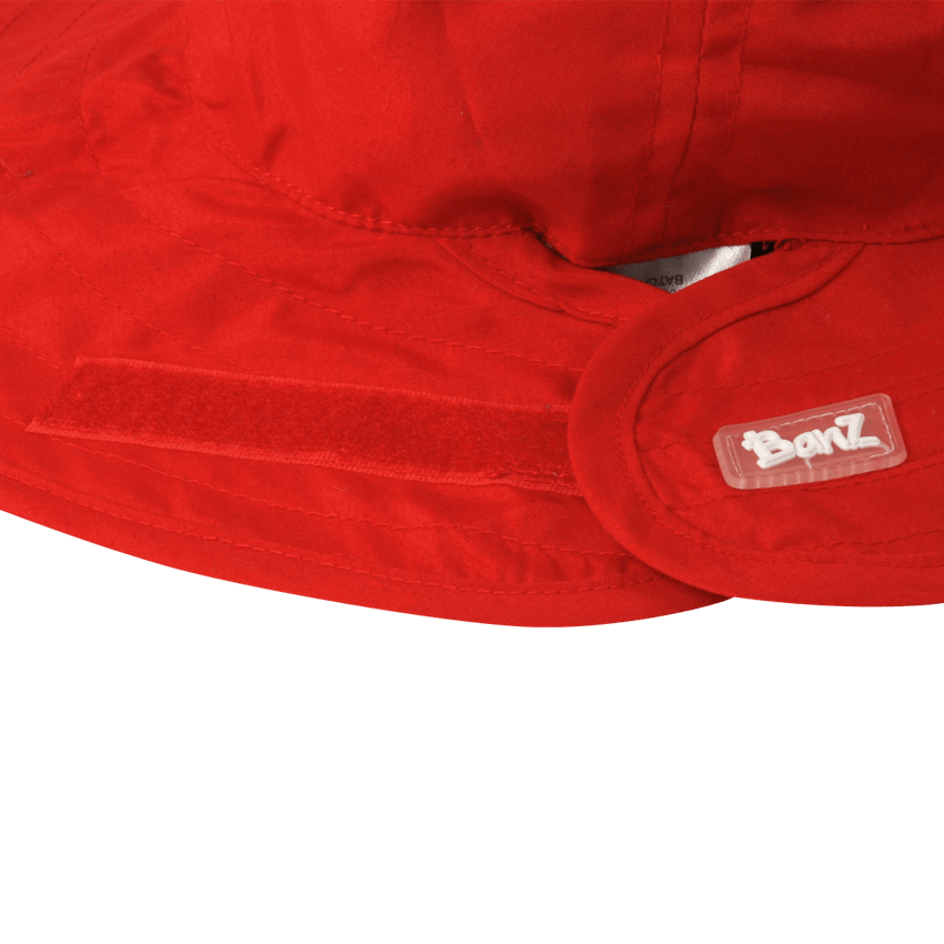 Solhatt med UV-beskyttelse - Røde Blomster (Banz Red Flowers)