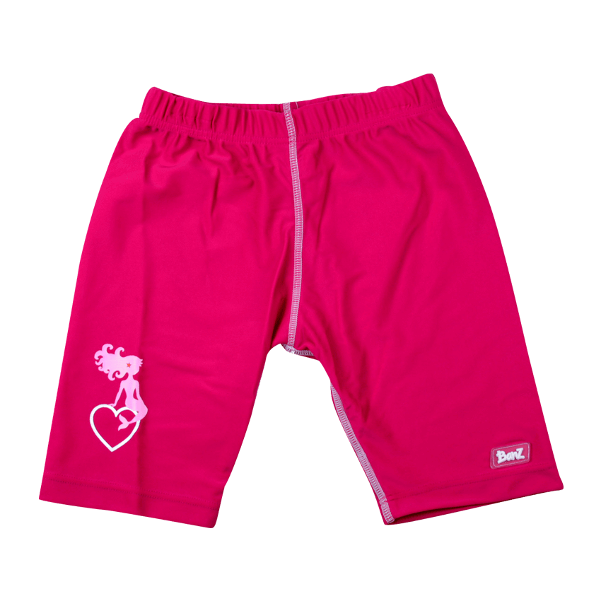 UV badebukse i mørk rosa - Banz Deep Pink Shorts
