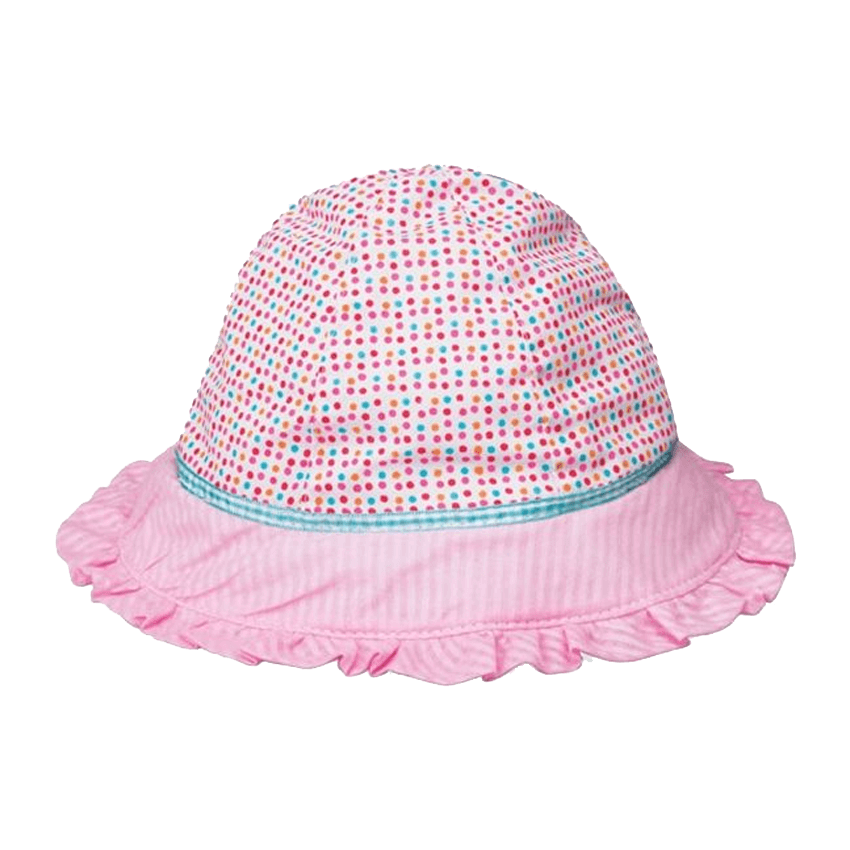 Wallaroo Solhatt med UV-beskyttelse - Lorikeet Pink Polka Dots