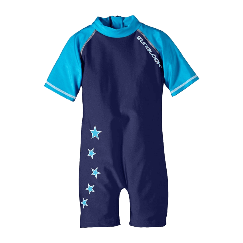 Zunblock UV drakt - Stars not Stripes Navy / Turkis
