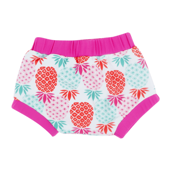 Badblöja med UPF50+ solskydd - Pineapple Rosa (Banz)