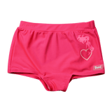 Badbyxor i rosa med UV-skydd (Banz Pink Mermaid Shorts)