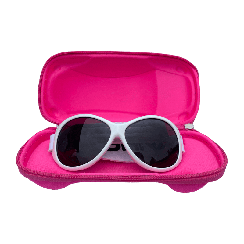 Fodral, klut och uppbevaringspåse till solglasögon - Rosa bil